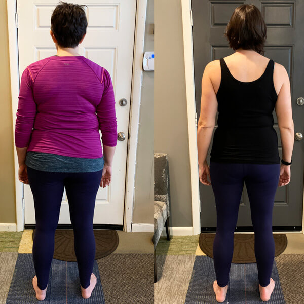 Functional Patterns Chattanooga results weight loss & back pain - rear view